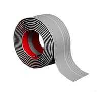 Profilo di transizione del pavimento, grigio, per laminato, moquette, piastrelle, pavimenti, cuciture per pavimenti, 5 cm x 1,5 m, in PVC, progettato per colmare le differenze nei livelli di altezza