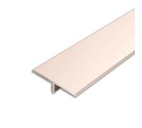 Profilo di transizione in alluminio a forma di T, 91,4 cm, profilo di transizione per moquette e piastrelle sulla soglia delle porte (oro rosa, 4/5 pollici/20 mm)