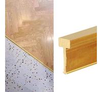 Profilo di transizione in ottone - profilo a T per pavimenti in legno e piastrelle - Giunto di giunzione durevole per l'home office