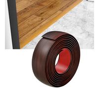 Profilo Di Transizione Pavimento,1m-10m Striscia Di Transizione Autoadesiva Del Pavimento,Per Piastrelle E Pavimenti Di Collegamento Di Piastrelle In Laminato(Black Red,5x500cm)