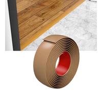 Profilo Di Transizione Pavimento,1m-10m Striscia Di Transizione Autoadesiva Del Pavimento,Per Piastrelle E Pavimenti Di Collegamento Di Piastrelle In Laminato(Yellowish brown,7.6x400cm)