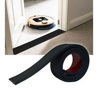 Profilo di Transizione Pavimento Autoadesive Soglia di Dislivello Pavimento 90x5x1cm Striscia di Transizione Per Soglia di Dislivello (Nero)