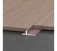 Profilo Di Transizione Per Pavimenti In Alluminio A Forma Di T, 3 Pezzi *1 M, Per Unire Le Fessure Dei Pavimenti In Laminato E Proteggere Le Giunture(Rose Gold,12mm*1m)