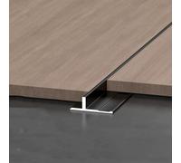 Profilo Di Transizione Per Pavimenti In Alluminio A Forma Di T, 3 Pezzi *1 M, Per Unire Le Fessure Dei Pavimenti In Laminato E Proteggere Le Giunture(Matte Black,9mm*1m)