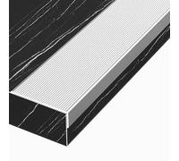 Profilo di transizione per pavimenti, Soglia In Alluminio E Striscia Di Transizione Scala Multicolor 90 cm(Silver)