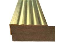 Profilo di transizione per pavimenti, Striscia di transizione for pavimento autoadesiva in ottone a forma di L, lunga 1 m, in diverse misure(4.6x1.65cm(1 3/4"x5/8"))