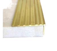 Profilo di transizione per pavimenti, Striscia di transizione for pavimento autoadesiva in ottone a forma di L, lunga 1 m, in diverse misure(3.3x1.5cm(1 1/4"x5/8"))