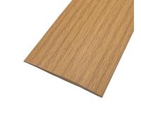 Profilo di transizione per pavimento, nastro adesivo in PVC per separazione del pavimento, 1 m x 5 cm, nastro di soglia per pavimento per piastrelle, legno, laminato, unisce gli spazi (rovere giallo)