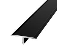 Profilo Di Transizione Per Soglia In Alluminio Da 2 Cm 3,3 Cm E 4 Cm, Strisce Di Copertura Per Pavimenti, Striscia Di Rivestimento Del Bordo(Black,W 2CM/0.78IN)