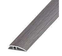 Profilo di transizione, soglia in alluminio antiscivolo, altezza 1/4"-3/4", profilo di transizione del pavimento, venatura del legno, profilo di copertura per pavimenti irregolari (grana del legno 4)