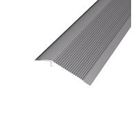 Profilo Di Transizione Striscia Di Transizione Soglia In Alluminio,Striscia Di Transizione Per Pavimenti Per Avimento Ineguale,Dislivello Di 15mm-45mm, Riduttore Di Pavimenti Porte ( Color : Gray )
