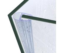 Profilo doccia per box doccia 2 m - guarnizione magnetica 4-8 mm, idrorepellente