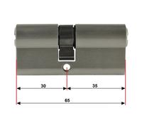 Profilo E Manopola Cilindro Combinare Not + Funzione Di Pericolo Insieme