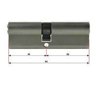 Profilo E Manopola Cilindro Combinare Not + Funzione Di Pericolo Insieme