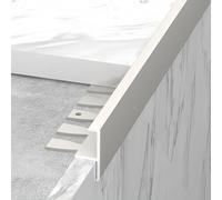 Profilo flessibile in alluminio, 90 cm, 3 pezzi, per interni ed esterni, cassaforte per scale, 18 mm, ideale per progetti fai da te e fai da te