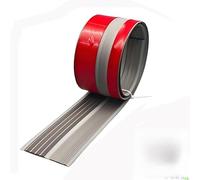 Profilo for gradini in Gomma vinilica Fosforescente, Protezione autoadesiva for Bordi Scale for Interni/Esterni, Profilo for gradini.(Gray,50in/1.27m)