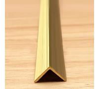 Profilo for gradini in ottone da 10 mm x 10 mm - Protezione for bordi gradini a forma di L for impieghi gravosi, for uso interno ed esterno(180cm)