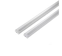 Profilo generico in alluminio, Striscia for canale con montante in alluminio da 50 cm, forma a V/U, copertura in PC trasparente lattiginoso, confezione 2(30 pcs,U transparent cover)