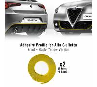 Profilo Giallo Adesivo per Dam Anteriore + Posteriore Alfa Romeo Giulietta