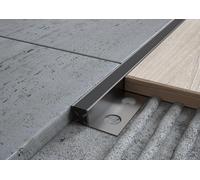 Profilo Giunto Dilatazione in ALLUMINIO per Pavimenti. Barra 2 m