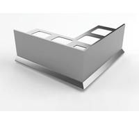 Profilo Gocciolatoio SLIM in Alluminio per Balconi e Terrazze |Accessori | Protezione Infiltrazioni e Drenaggio Acqua Piovana [2.7m] (Angolare Esteno SLIM Grigio metallizzato RAL 9007)