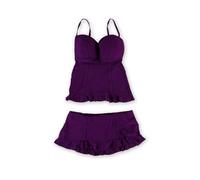 Profilo Gonna Tankini Starlet Da Donna 2 Pezzi, Viola, 10