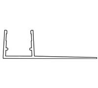 Profilo guarnizione deviatore per box doccia spessore vetro 8-10 mm, lunghezza 2