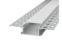 Profilo in Alluminio 1m e 2m da incasso per cartongesso XL Variante Lunghezza Profilo 1 metro