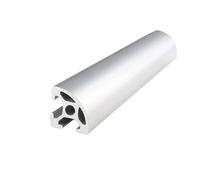 Profilo in alluminio 2020R 100-600mm for stampante 3D | Standard europeo, tipo ad arco, argento/nero, anodizzato, 100-600 mm, for stampante 3D, durevole(Silver,600mm)