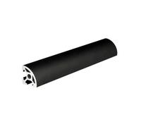 Profilo in alluminio 2020R 100-600mm for stampante 3D | Standard europeo, tipo ad arco, argento/nero, anodizzato, 100-600 mm, for stampante 3D, durevole(Black,150mm)