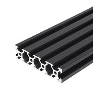 Profilo in alluminio 2080 V Slot | Frame Nero anodizzato Dimensioni multiple for la lavorazione del legno CNC fai da te(900mm)