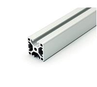 Profilo in alluminio 30x30L 2 scanalature coperte 180° I-type scanalatura 6 (chiara), anodizzato argento. 30x30 Profilo in 30 x 30 Profilo del sistema di assemblaggio. 500mm