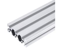 Profilo in alluminio a T binario lineare 2060 450mm Argento