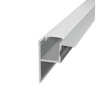 Profilo in Alluminio Angolare da Incasso per Cartongesso da 1m e 2m Variante Lunghezza 1 Metro