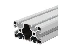 Profilo in alluminio con scanalatura, Guida lineare for estrusione di alluminio 40x80mm for telai e scaffali fai-da-te 100-750mm(750mm 29.53")