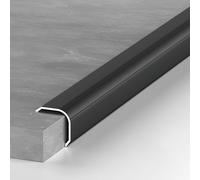 Profilo in alluminio da 90 cm, confezione da 3, resistente alle dame, per piastrelle, installazione facile e veloce, protegge le tue pareti (Sle 7, 20 mm)