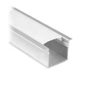 Profilo in Alluminio da Incasso 2m V-TAC VT-8115 | Kit 10 Pezzi con Cover Milky