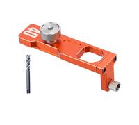 Profilo in alluminio Tapping Assistant Tapping Positioner Professionale Drill Guide Jig Strumento per mobili per la lavorazione del legno Aiuto per filettatura