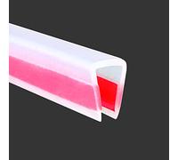 Profilo in gomma trasparente, protezione trasparente autoadesiva per bordi in metallo, legno, compensato, vetro, materiale in silicone, protezioni per bordi a U da 8 mm, lunghezza 6 m