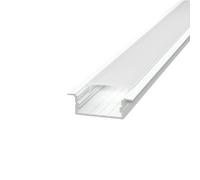 Profilo Incasso per Doppia Striscia LED 1m e 2m - BIANCO Variante Lunghezza Profilo 2 metro