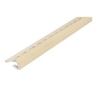Profilo Jolly Ecorond Arcansas PVC Beige H 8 x 21,5 mm 250 cm 10 Pezzi