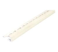 Profilo Jolly Ecorond Arcansas PVC Bianco H 10 x 21,5 mm 250 cm 10 Pezzi