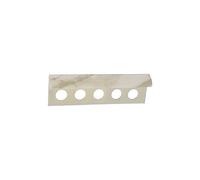 Profilo Jolly Per Piastrelle Mm 10 In Pvc Bianco Marmorizzato.H.Cm 270 10 Pz