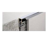 PROFILO JOLLY QUADRATO 10,5 MM ALLUMINIO LUCIDO CM 250