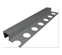 PROFILO JOLLY QUADRO 10,5MM ALLUMINIO SATINATO CM 250