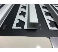 PROFILO JOLLY RONDCUBE IN ALLUMINIO ARGENTO DA MM 10 X H 2,50