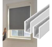 Profilo Laterale per Tenda a Rullo Bloccanti Della Luce a Canale u da 40", 45", 60", 65", 72" e 80", Tende e Veneziane, Guide Laterali Bloccanti Della Luce, Strisce Oscuranti per Tende da Finestra Res