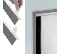 Profilo Laterale per Tenda a Rullo Bloccanti Della Luce Autoadesiva Tracce Laterali, Sfumature a Rulli, Tende Zebra e Brands Bordo Laterale Bloccanti Della Luce, Finiture Blackout(Gray,70in/177.8cm)