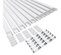 Profilo LED 10 x 40 cm Profilo in Alluminio LED con Copertura in Policarbonato