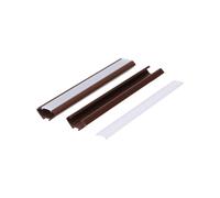 Profilo LED angolare in PVC 22x12 2m marrone ML PVC-CORNER-BR2ML